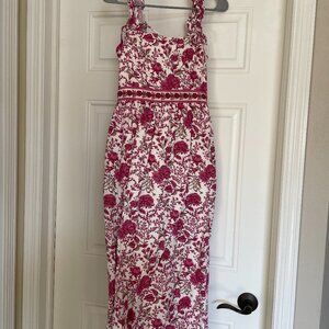 Eddy Bailey Midi Carmine Rose Dress